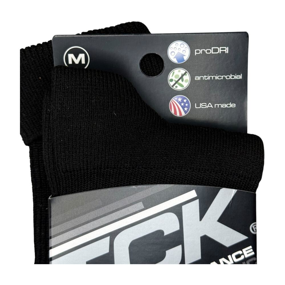 TCK Performance Over Calf Athletic Socks Medium NWT USA Made - Picture 2 of 7